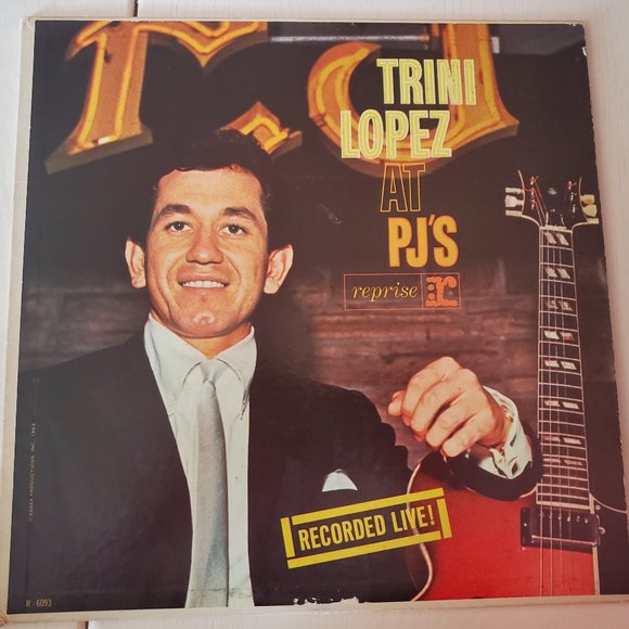 Trini Lopez live at PJ's vinyl record - Picture 1 of 1